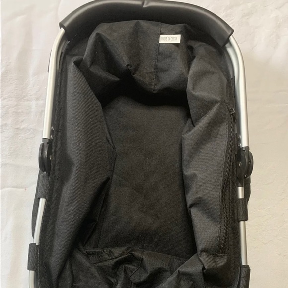 Expandable Foldable Basket Black Carry-On Handles Large Tote Zipper Pocket - Picture 2 of 7